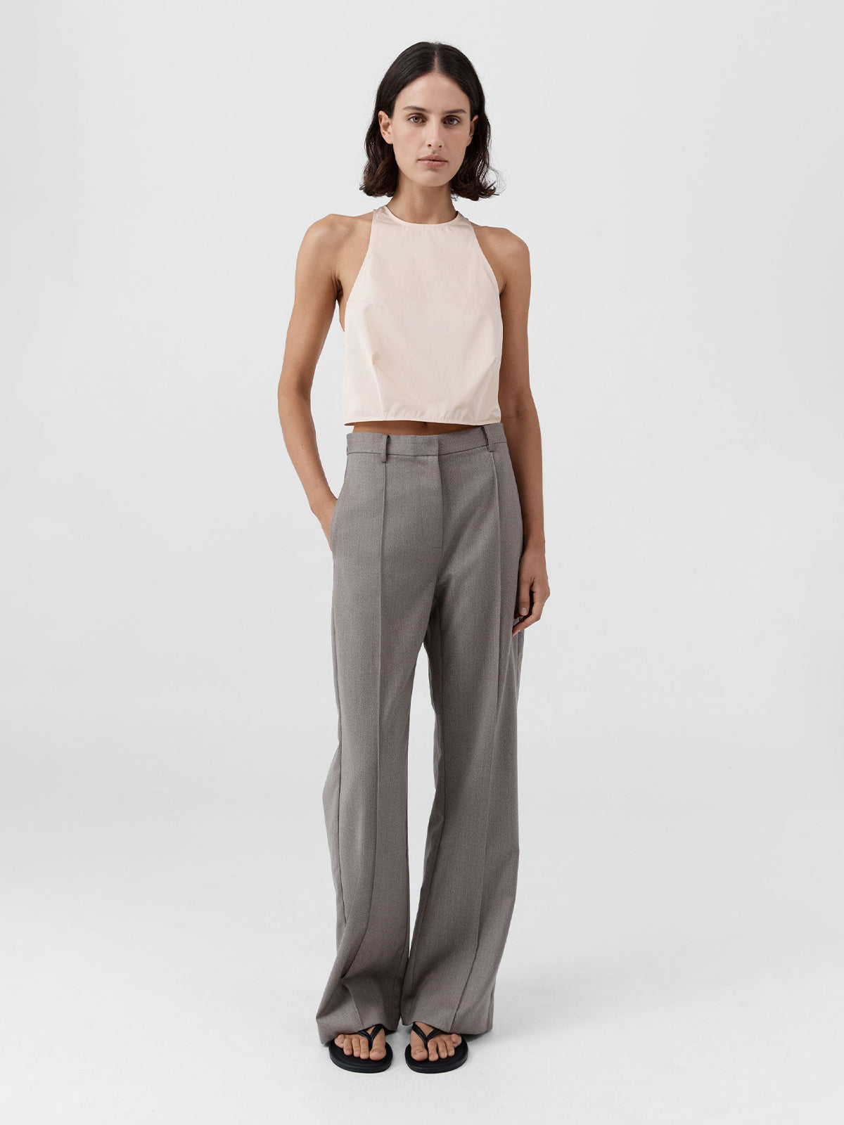 St Agni Oupa Pintuck Pants Doe