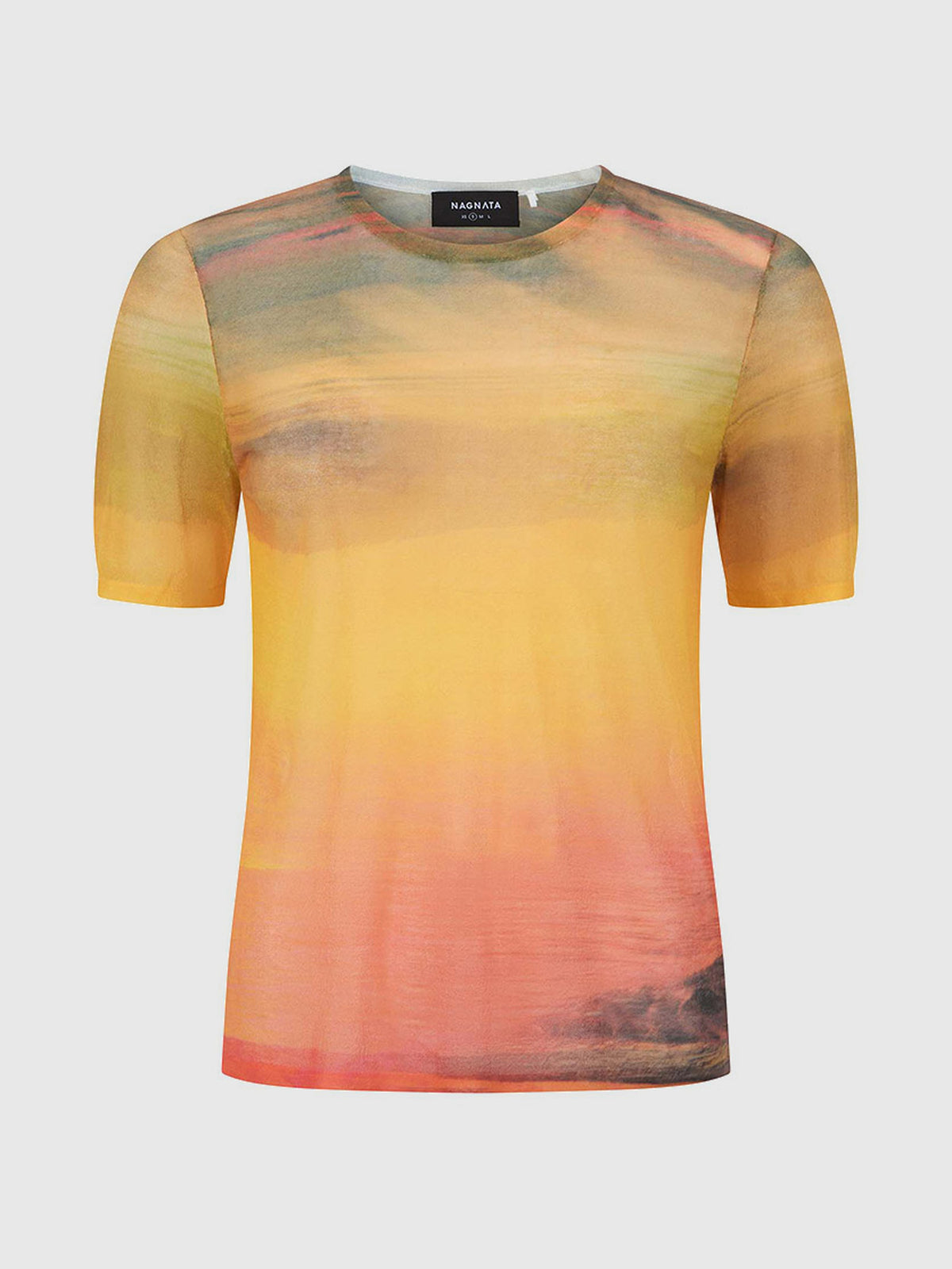 NAGNATA Sheer Haze Tee Sunset