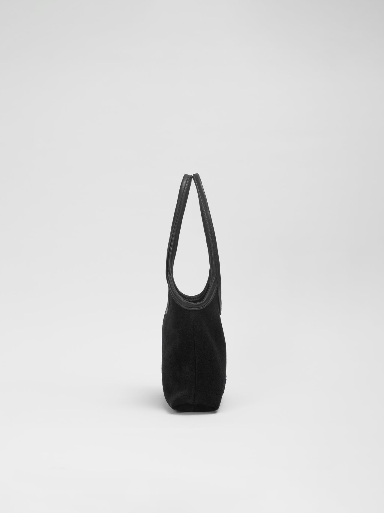 The Lair Freja Tote Mini Black Suede