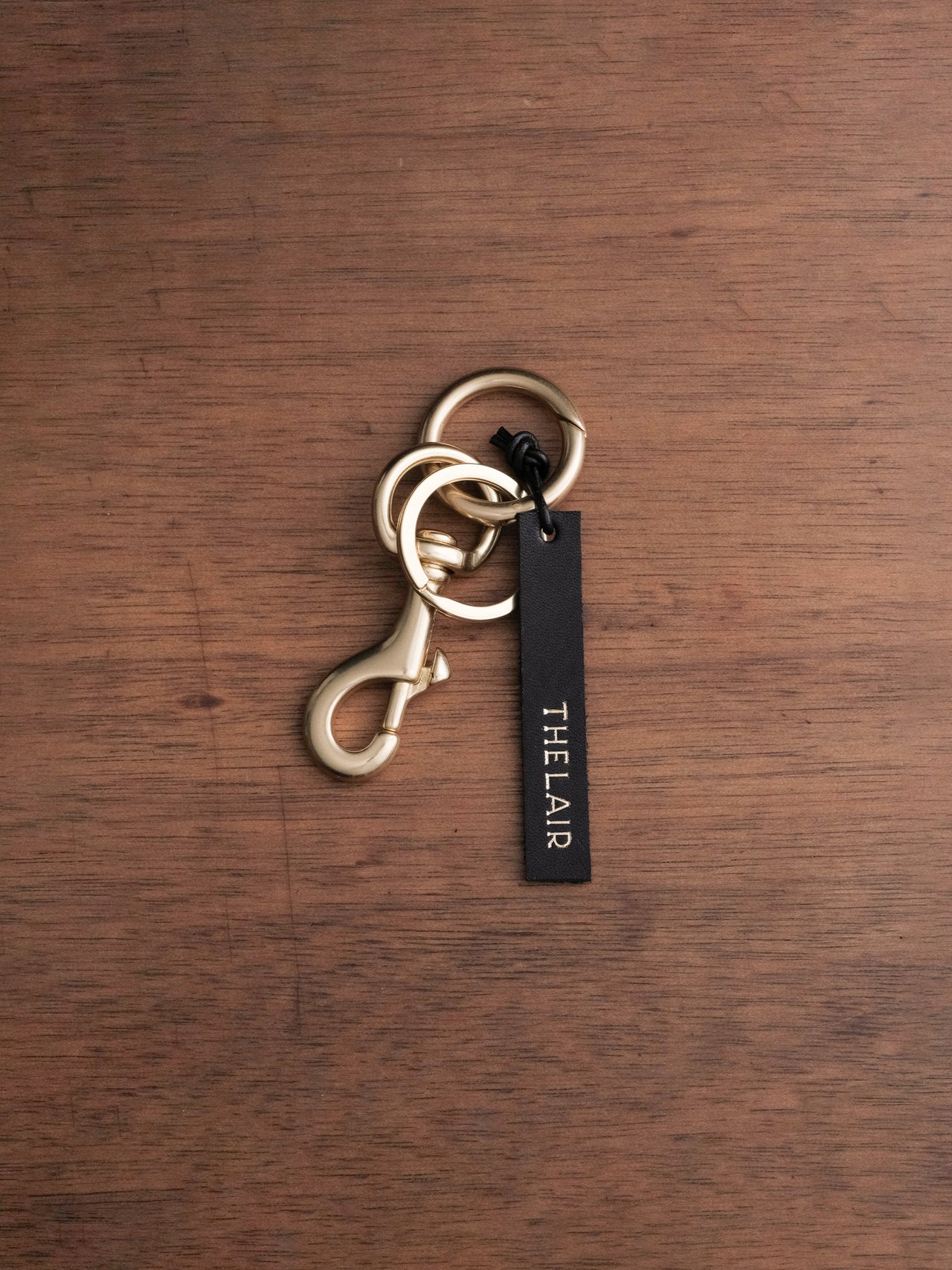 The Lair Gwen Keyring Brass