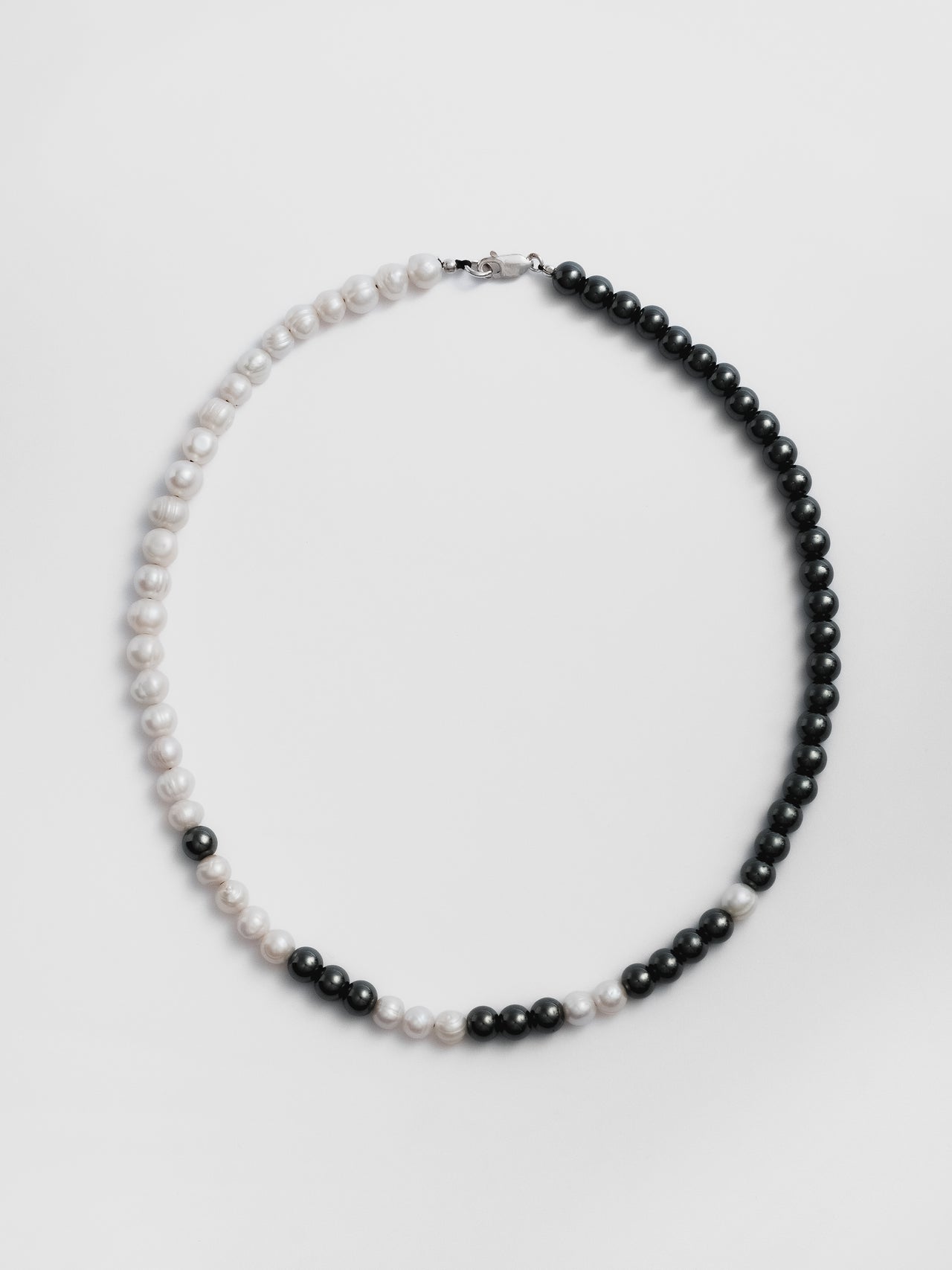 The Lair Jewellery Bokashi Beaded Necklace Pearl