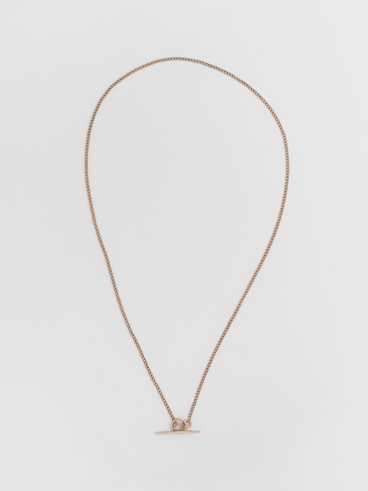 The Lair Jewellery Freja Fine Fob Necklace 9ct Yellow Gold