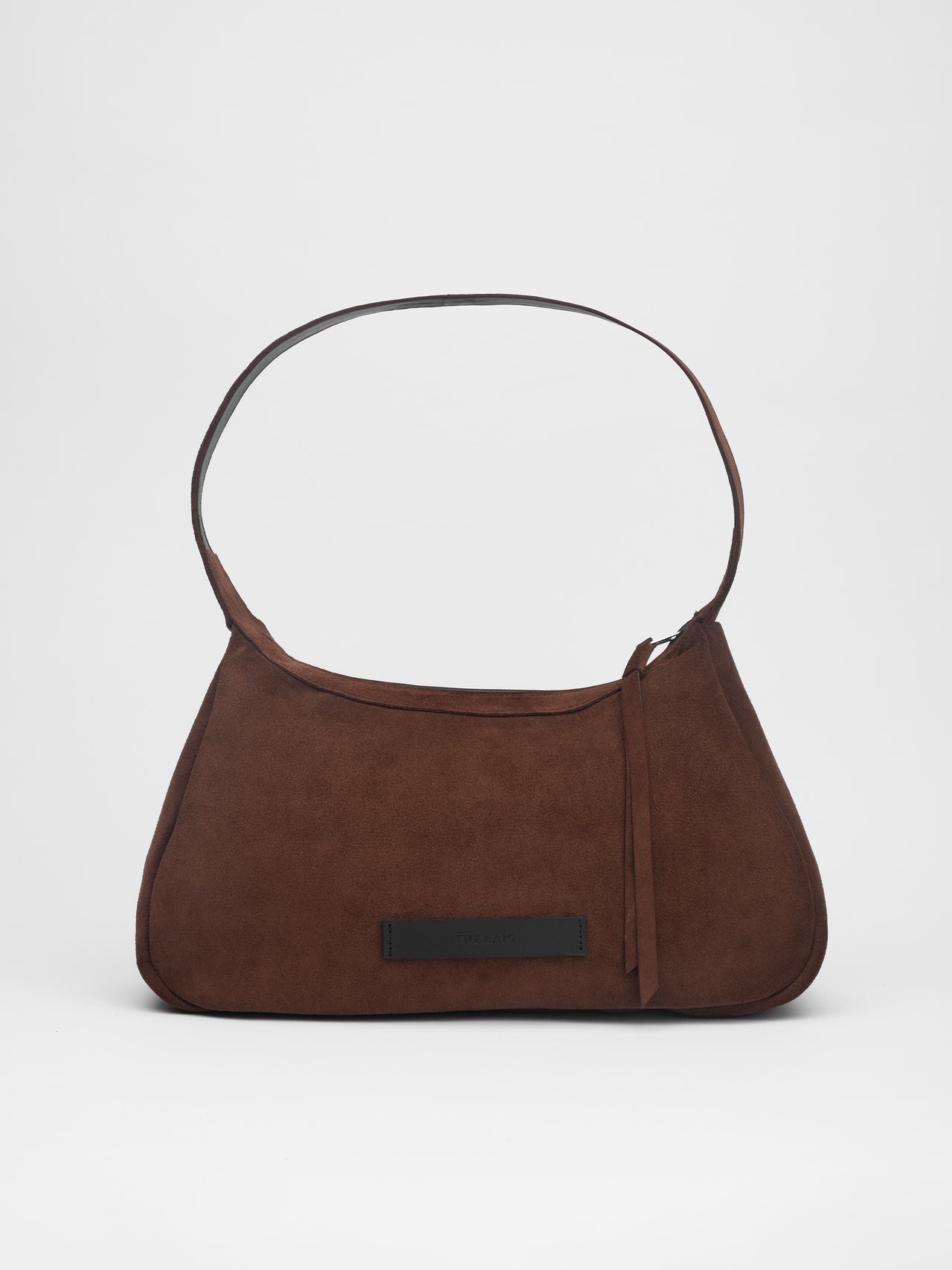 The Lair Johanna Suede Slouch Handbag Cocoa