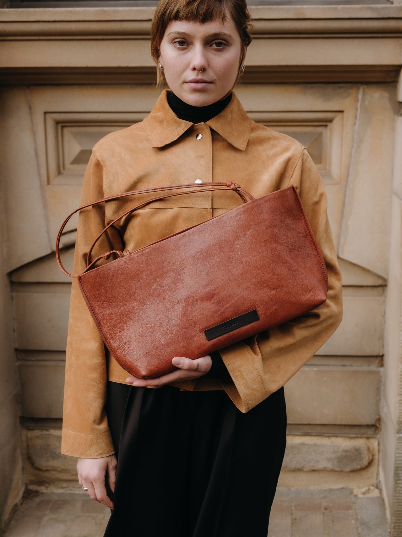 The Lair Rosalie Lowline Tote Tan