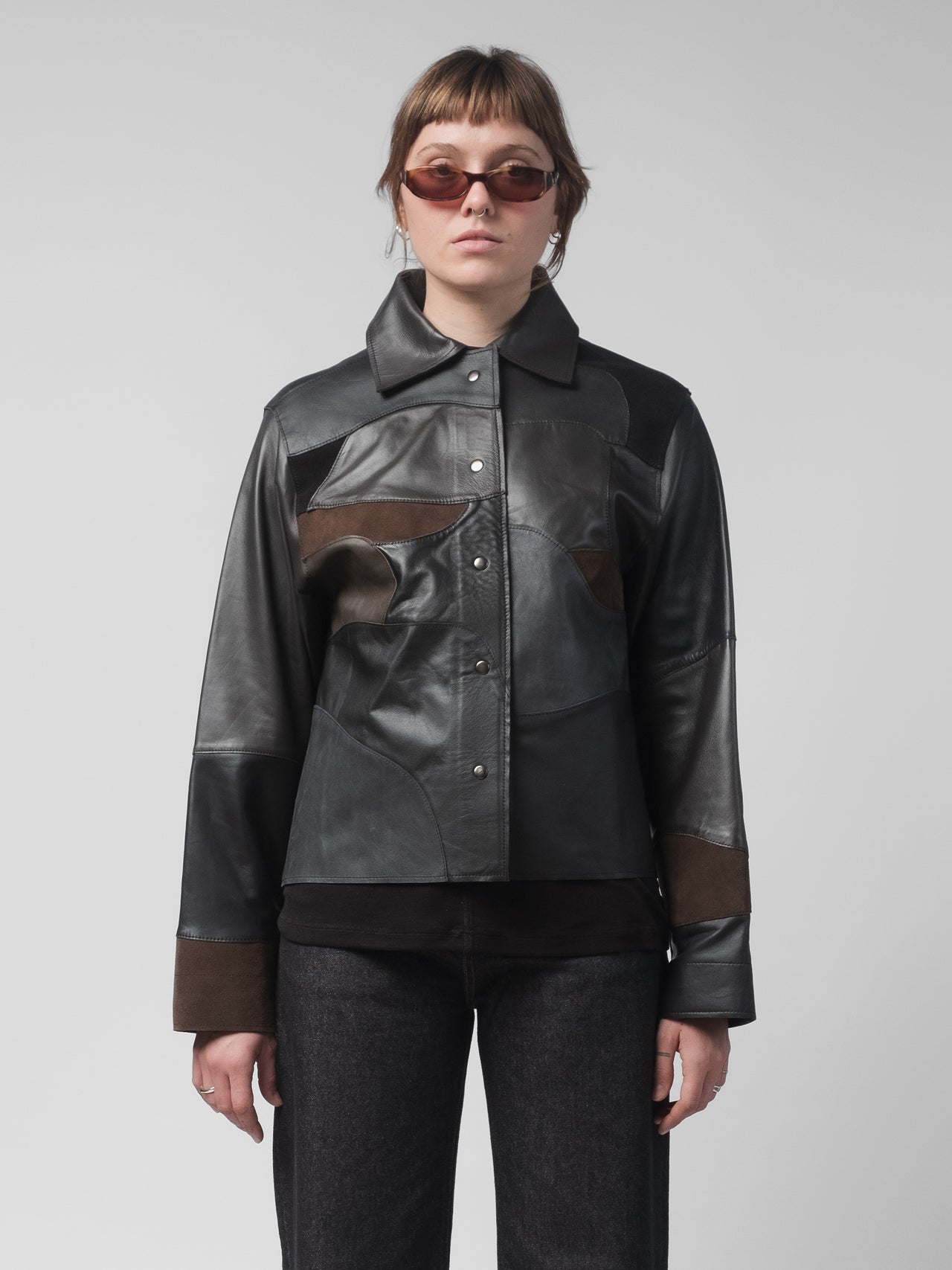The Lair Anja Pop-Stud Jacket Patchwork 1/2