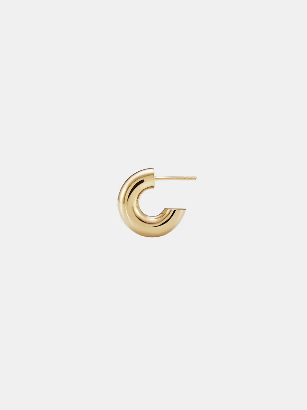 Maria black Tempelhofer Gold PLated Hoop Earrings