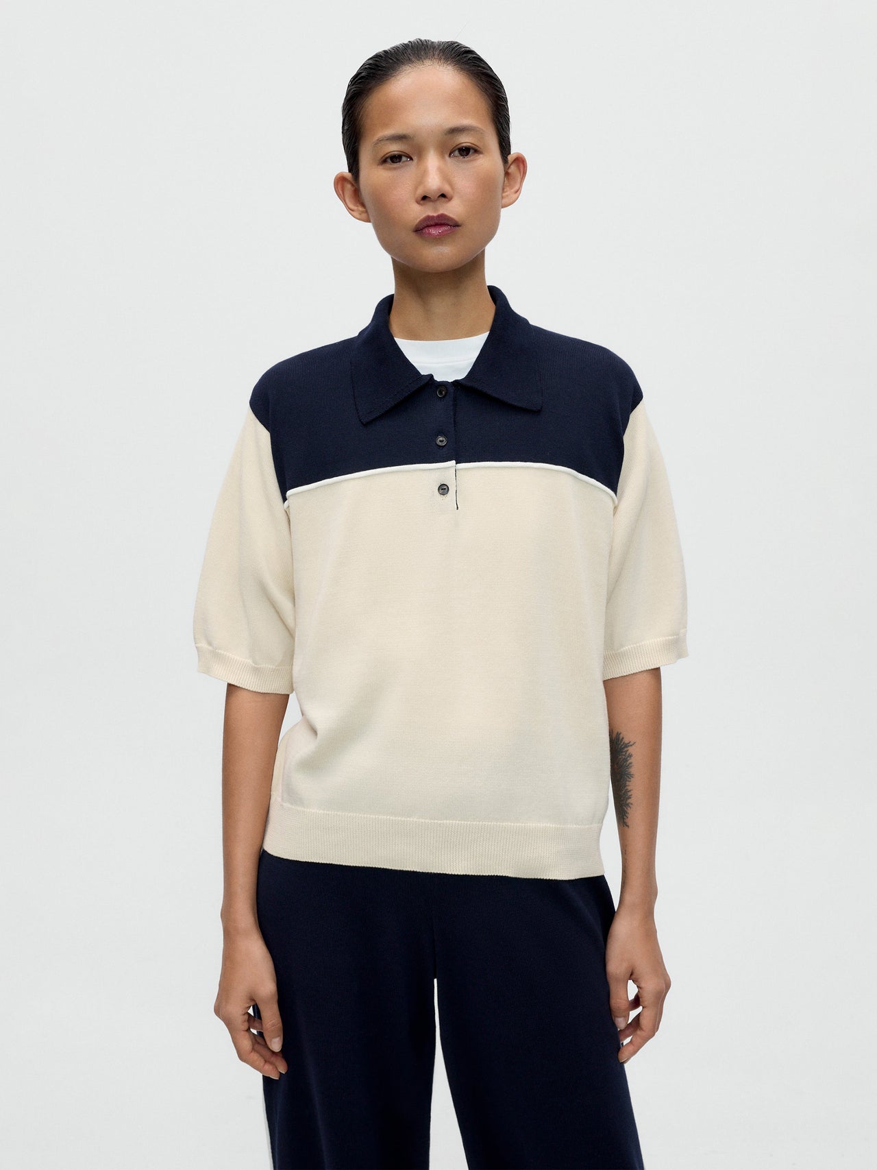 CORDERA Organic Cotton Colorblock Polo