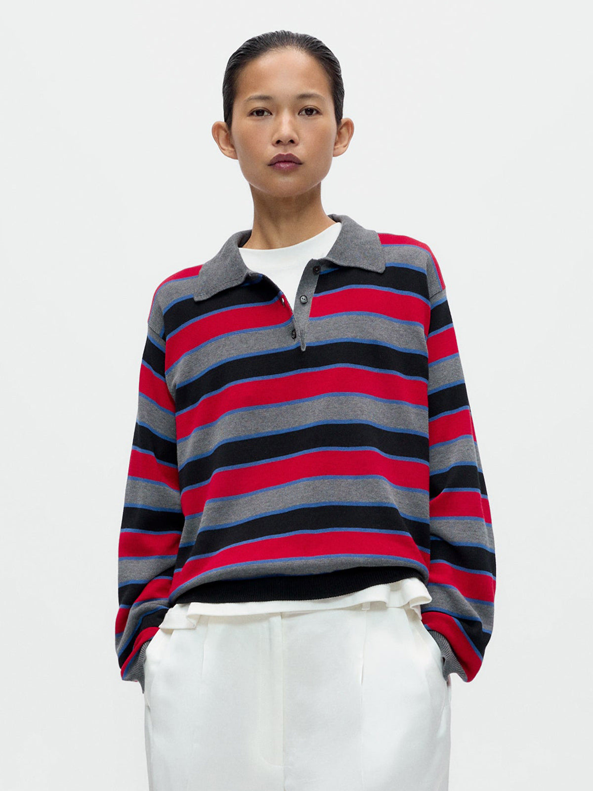 CORDERA Organic Cotton Long-Sleeve Polo