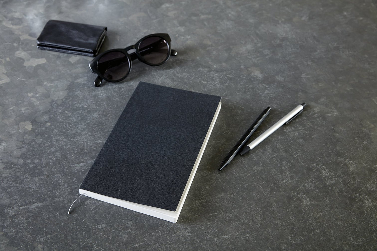 ITO Bindery Notebook A6 Black Grid