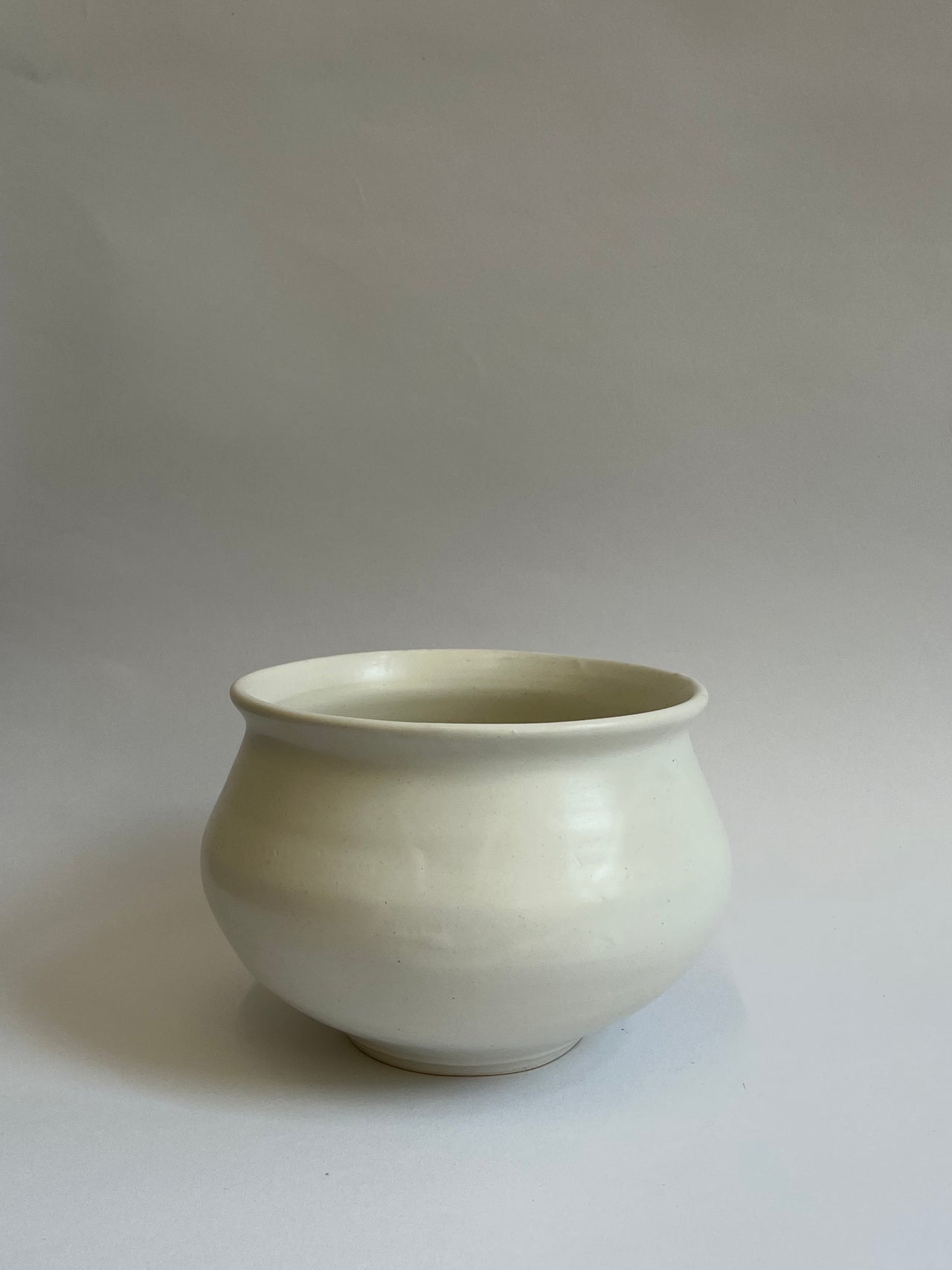 BRB Ceramics Medium Vessel White Speckle