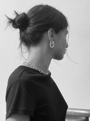 The-Lair-Jewellery-Noguchi-Earring-Small-Silver